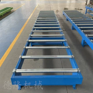 无动力滚筒输送机手推辊道传送带重型滚轮直角转角流水线厂家定制