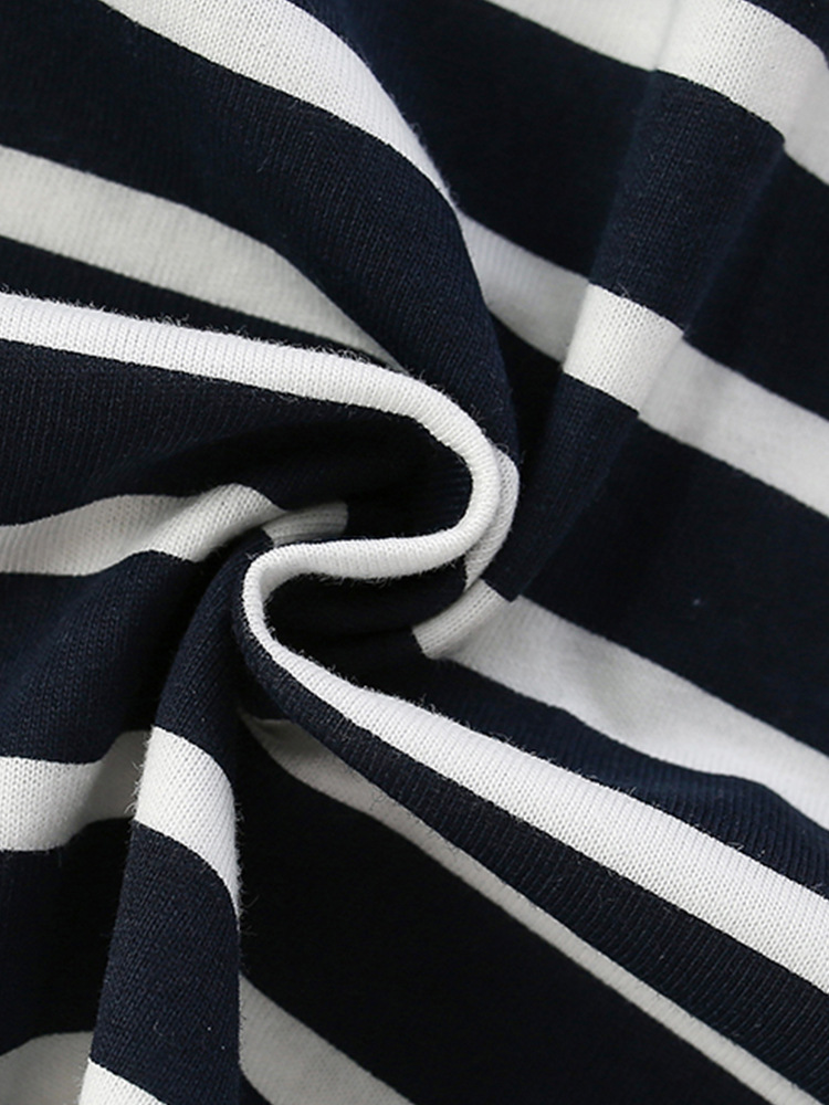 Malwee niños a rayas camiseta otoño nuevo europeo y americano de los niños casual de manga larga de fondo superior