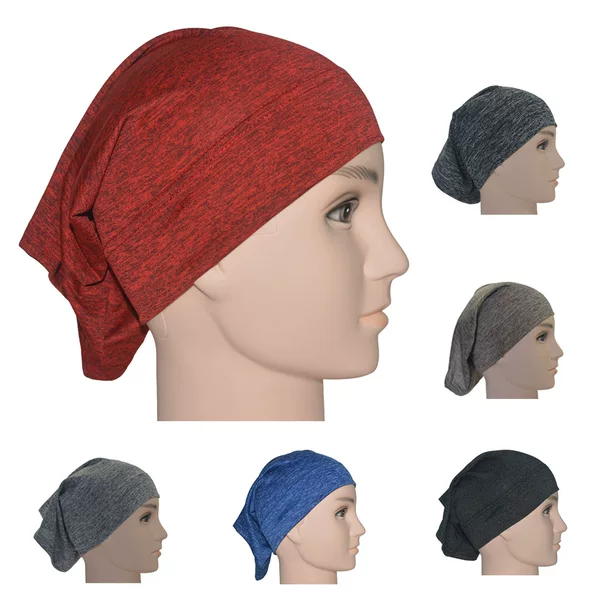 Amazon Men's Long Braid Head Sleeve Cap Cross-border Outdoor High Quality Quick-drying Stretch Dirty Braid Headband Top Hat