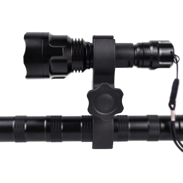 Fábrica rojo y verde linterna al aire libre soporte bicicleta de montaña faro soporte linterna clip transfronterizo Venta caliente