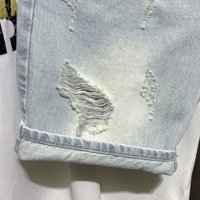 Синяя джинсовая юбка, мужские шорты, модные брюки, 2025 год, Slim fit, корейский стиль