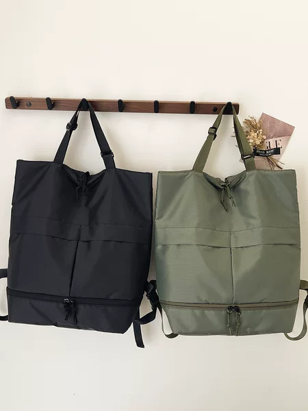 Large-Capacity Backpack, New Style, Multi-Functional, Trendy, Simple Backpack, Nylon Cloth, Casual Travel Shoulder Bag, Handbag
