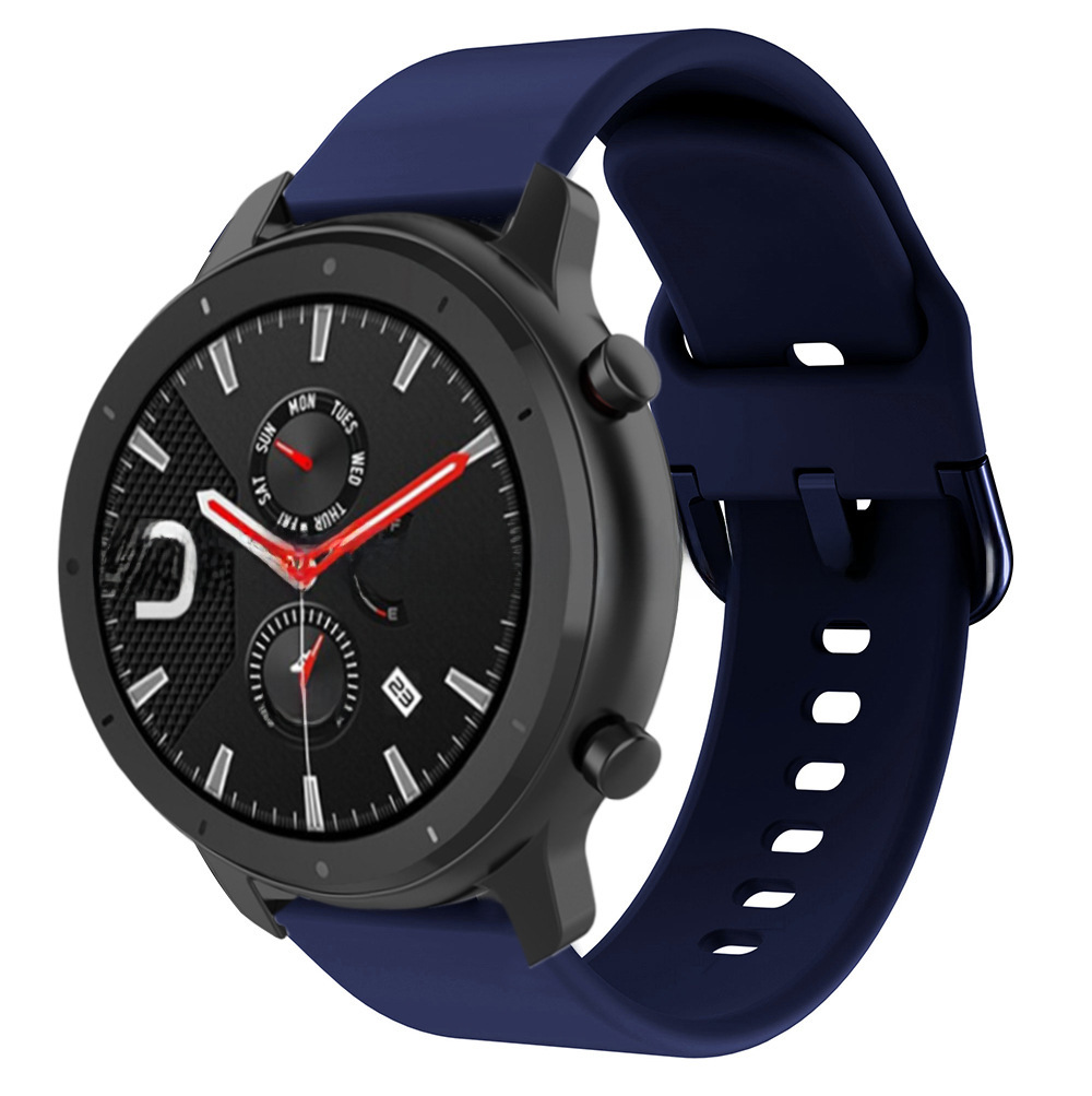 Applicable to Xiaomi AMAZFIT GTR 42MM 47MM active official iron buckle silicone strap sports wristband