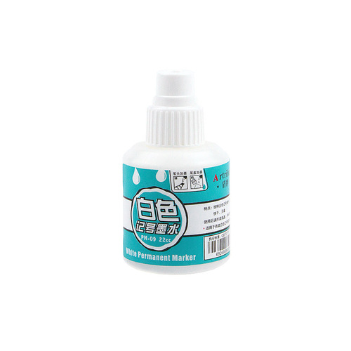 Shield white marker special ink refill liquid white waterproof quick-drying white marker ink wholesale