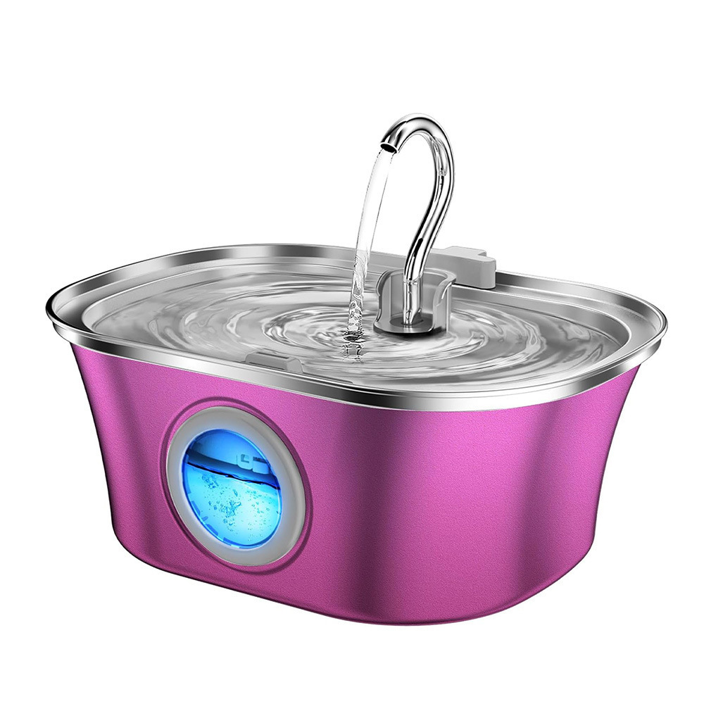 Amazon de acero inoxidable inteligente para bebidas de mascotas 3.2L filtro de circulación automática de gran capacidad alimentador de agua para gatos y perros