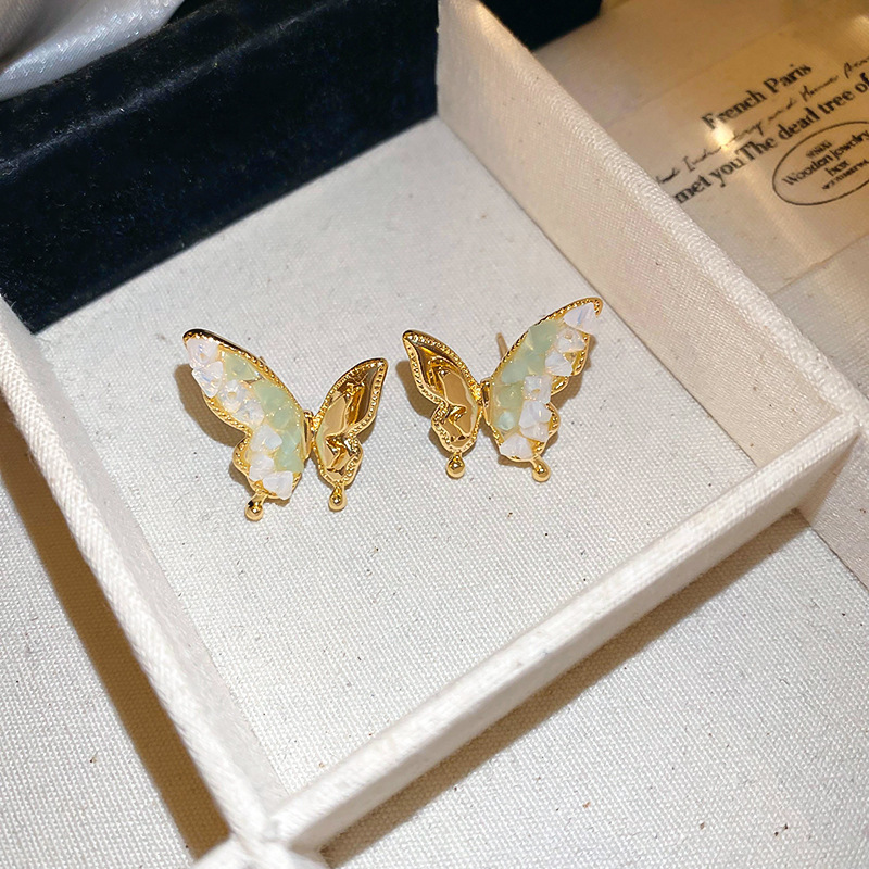 Pendientes de borla de flor de súper hada de plata Pendientes de ins pequeños frescos y dulces Personalidad de moda Pendientes de alta gama al por mayor