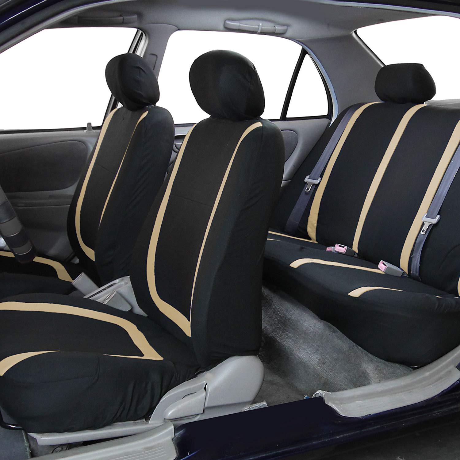General Motors Five-Seater Polyester Fiber Patchwork Car Seat Covers for Export to Russia, Mexico, and the United States