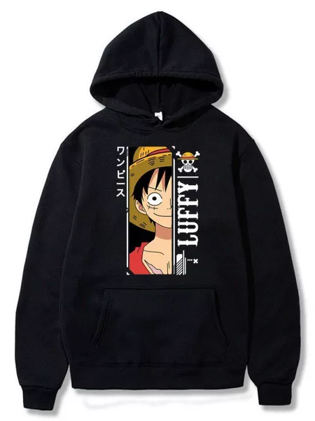 One Piece Zoro Pullover Hoodie Cross-Border Fleece Men's and Women's Jacket Hoodie