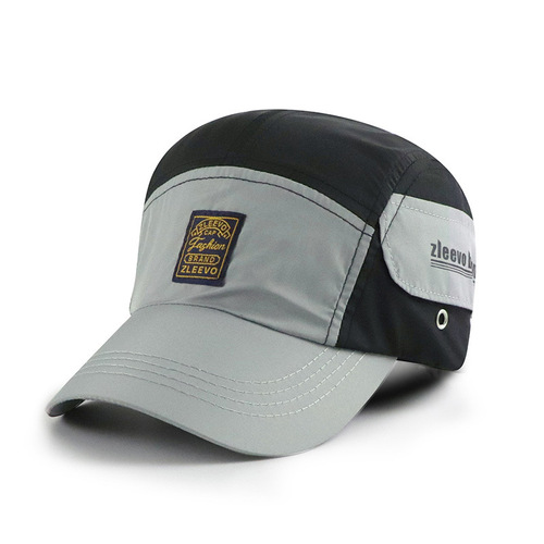  summer quick-drying hat fashionable men and women printed stitching baseball cap travel outdoor sun protection peaked cap
