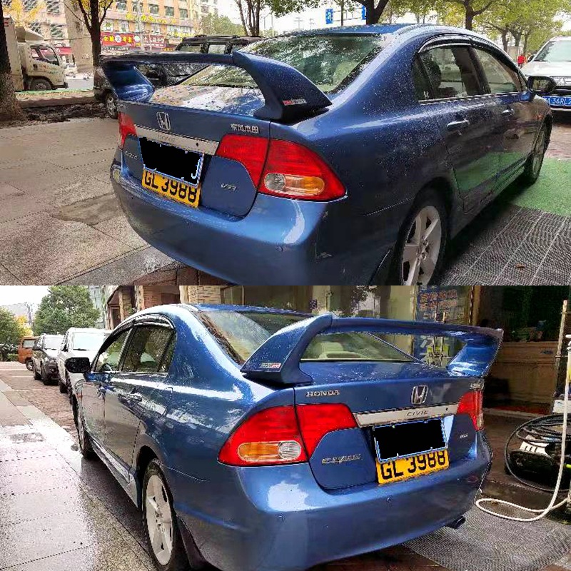 Suitable for 2006-2011 Civic Rear Wing, Eighth Generation, 8.5Th Generation Civic, Siming Modified Fd2 Fixed Wing