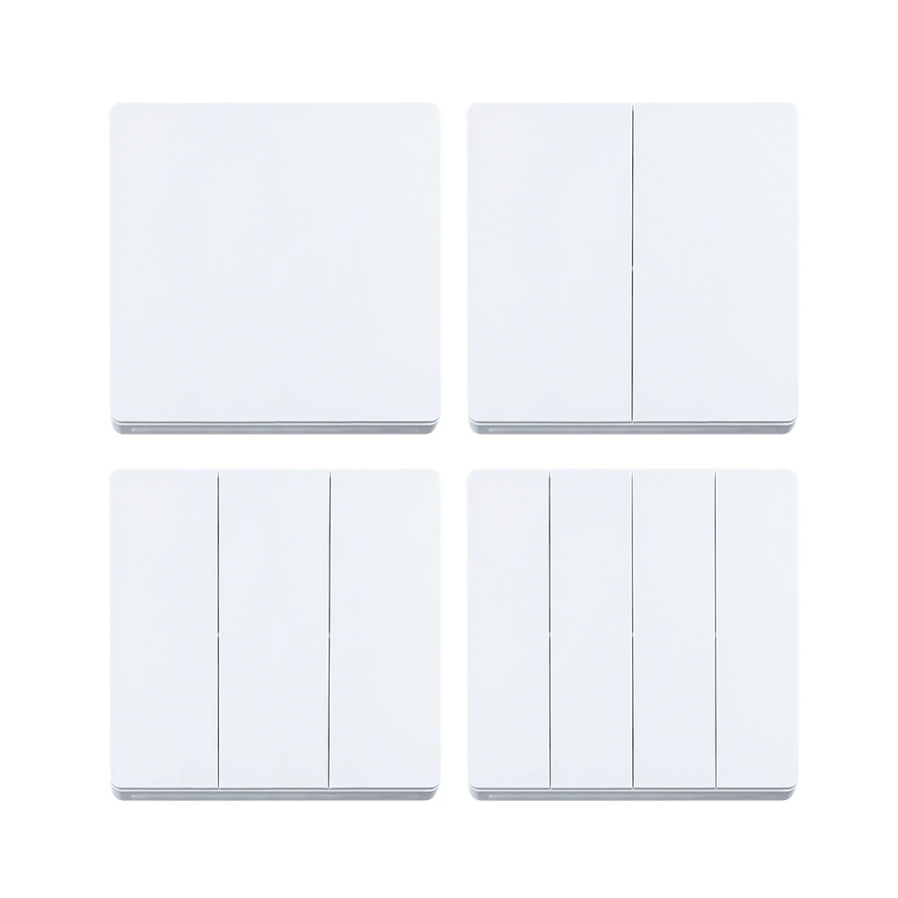 Graffiti 86-type push-button Zigbee latching relay smart switch, single-live neutral-free universal Euro and UK standard