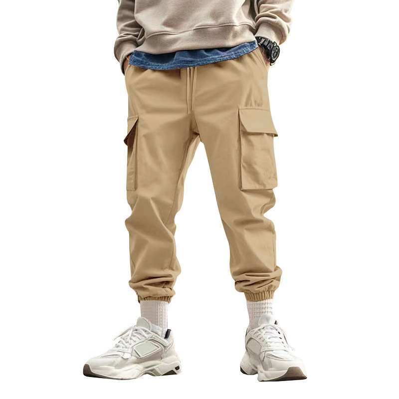 Transfronterizos Amazon otoño americano al aire libre multibolsillos hombre suelto moda casuales camisetas deportivas pie pie pantalones