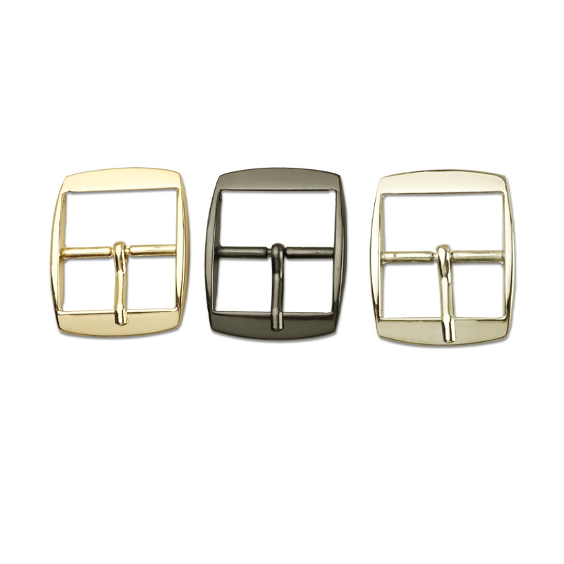 Accesorios de hardware de equipaje pin hebilla 31mm cuadrado de fundición a presión hebilla de PIN japonés aleación de zinc zapatos y sombreros cinturón hebilla de cinturón