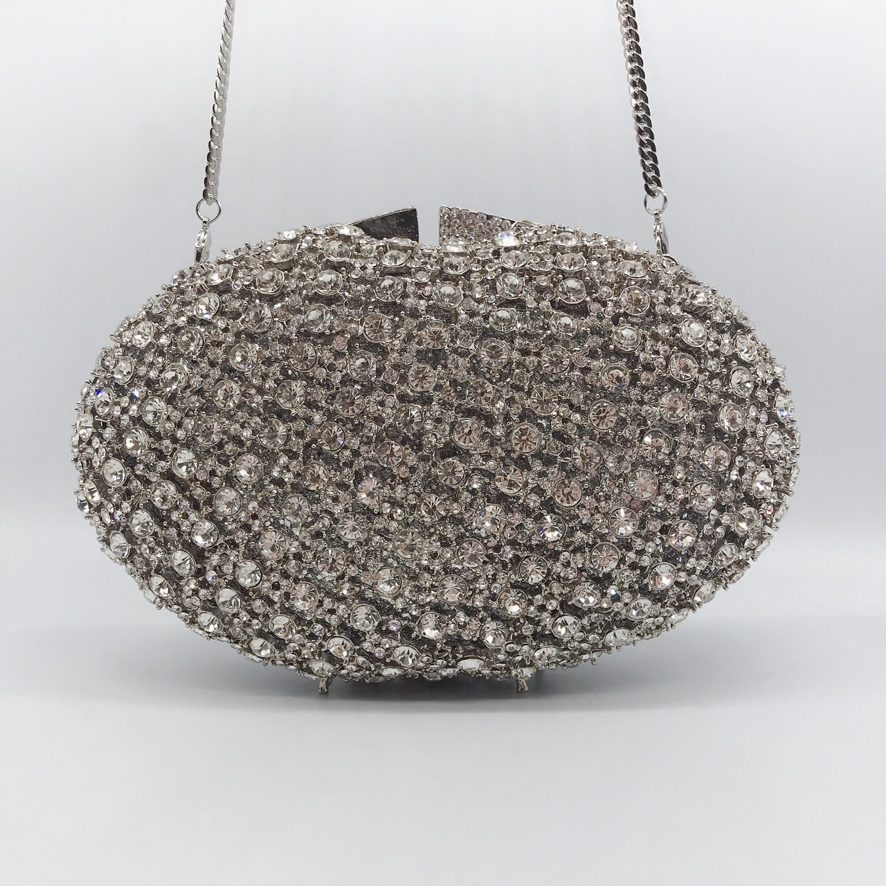 Ventas transfronterizas de metal de diamantes bolsas de cena, vestidos de banquete de damas, bolsas de moda de mano de diamantes