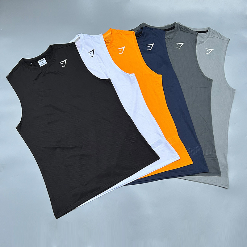 Arrival quick-dry vest for men, suitable for fitness and sports training, breathable mesh, lightweight and sleeveless