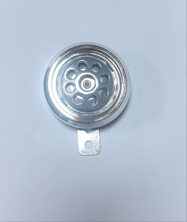 Tricycle Motorcycle Electric Vehicle Universal with Protective Cover 12V 48V 60V Waterproof Basin Horn Electroplating Ring