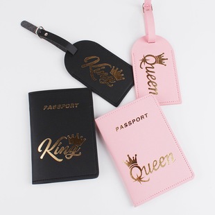 PU leather document storage bag daily matching card bag passport bag passport holder passport book protective cover portable finishing