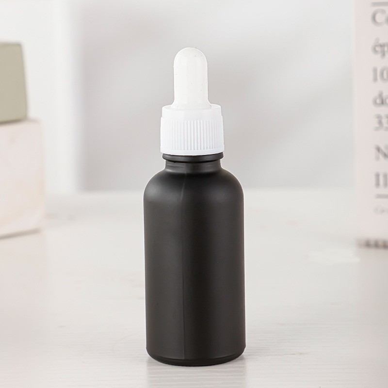 黒のガラスの精油の瓶の光を避ける精華の液体の瓶の多規格の乳液の分注の瓶のスキンケアの小さいサンプルの瓶のスポイトの瓶|undefined