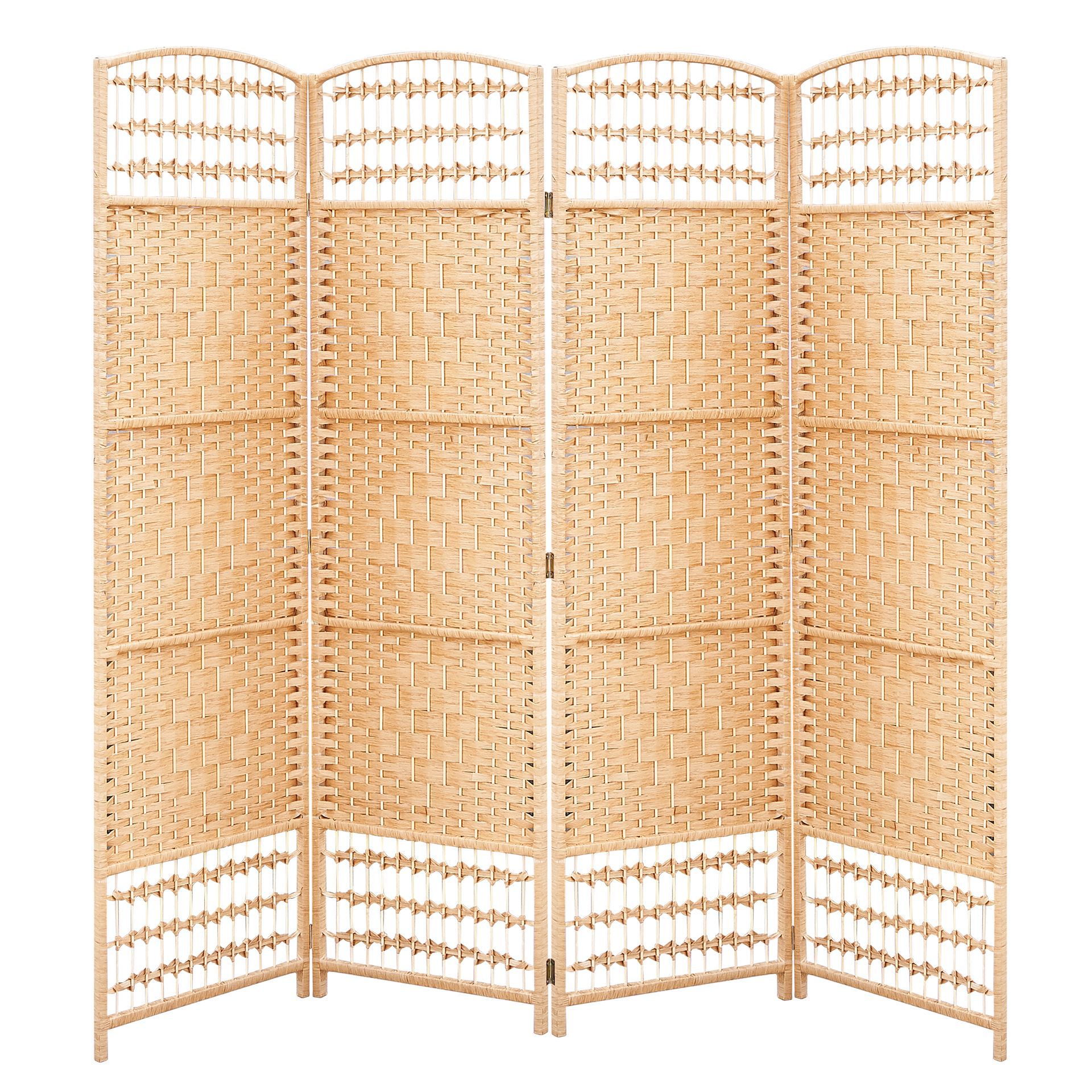 Pantalla plegable de ratán bambú hecho a mano sala de estar partición pasillo pantalla plegable Interior antiguo cualquier pantalla móvil