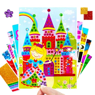 Мозаика из страз объёмная аппликация
