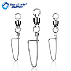 Stainless steel quick pin B-type connector bearing ring figure-eight connector pin fishing tackle tool accessories