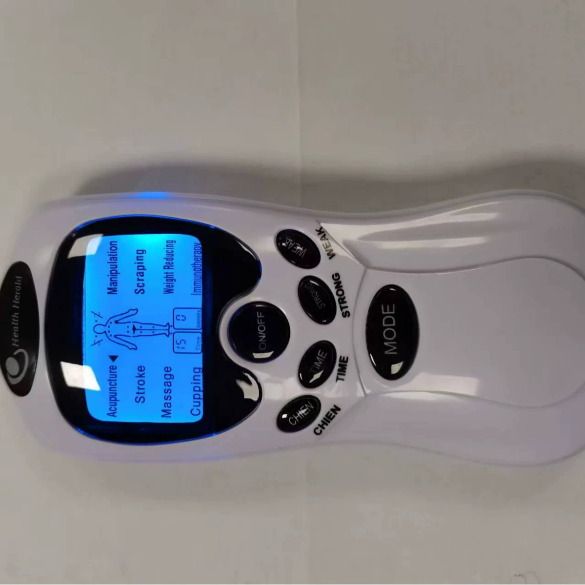(Bare Metal Spot) Dual Output Blue Screen Physiotherapy Meter Massager Multifunctional Physiotherapy Meter Handheld Mini Massager