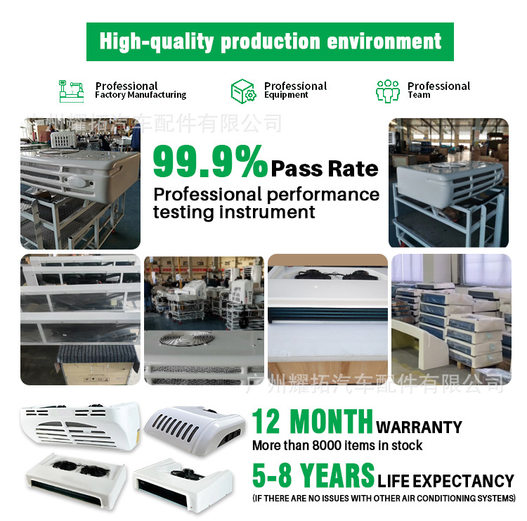 Source Factory Wholesale Refrigerated Truck Air Conditioner Cold Chain Transport Truck Refrigeration Equipment 12V24V Low Temperature Refrigeration Unit