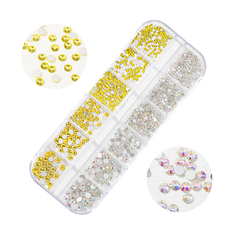 Star Pattern Shiny Style Shiny Star Arylic Glass Nail Decoration Accessories 1 Piece