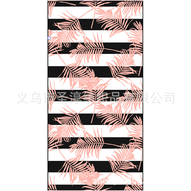 Amazon de doble cara de terciopelo absorbente de secado rápido Toalla de playa microfibra yoga deportes toalla al por mayor natación playa