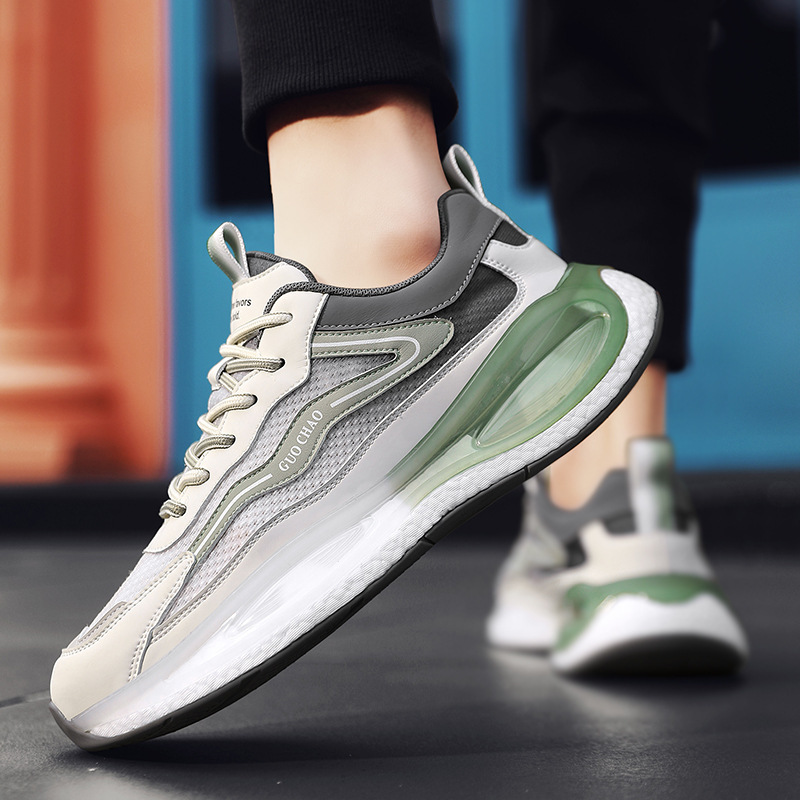 Summer Mesh Breathable Sports Shoes Soft Sole Popcorn Dad Shoes Casual Basketball Shoes Running Men's Shoes Live Broadcast New Style