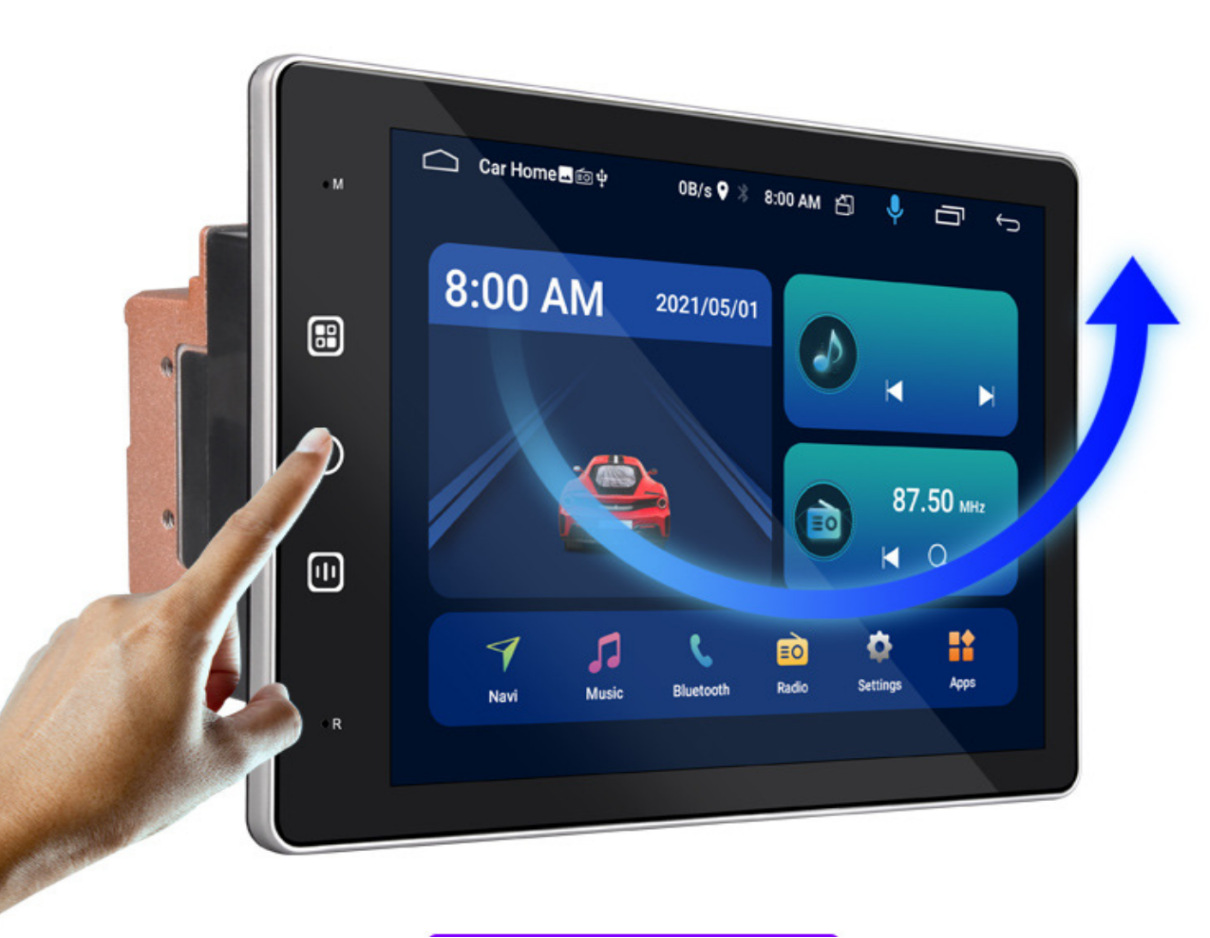 9.5寸安卓MP5 车载播放器 车载导航 汽车导航一体机