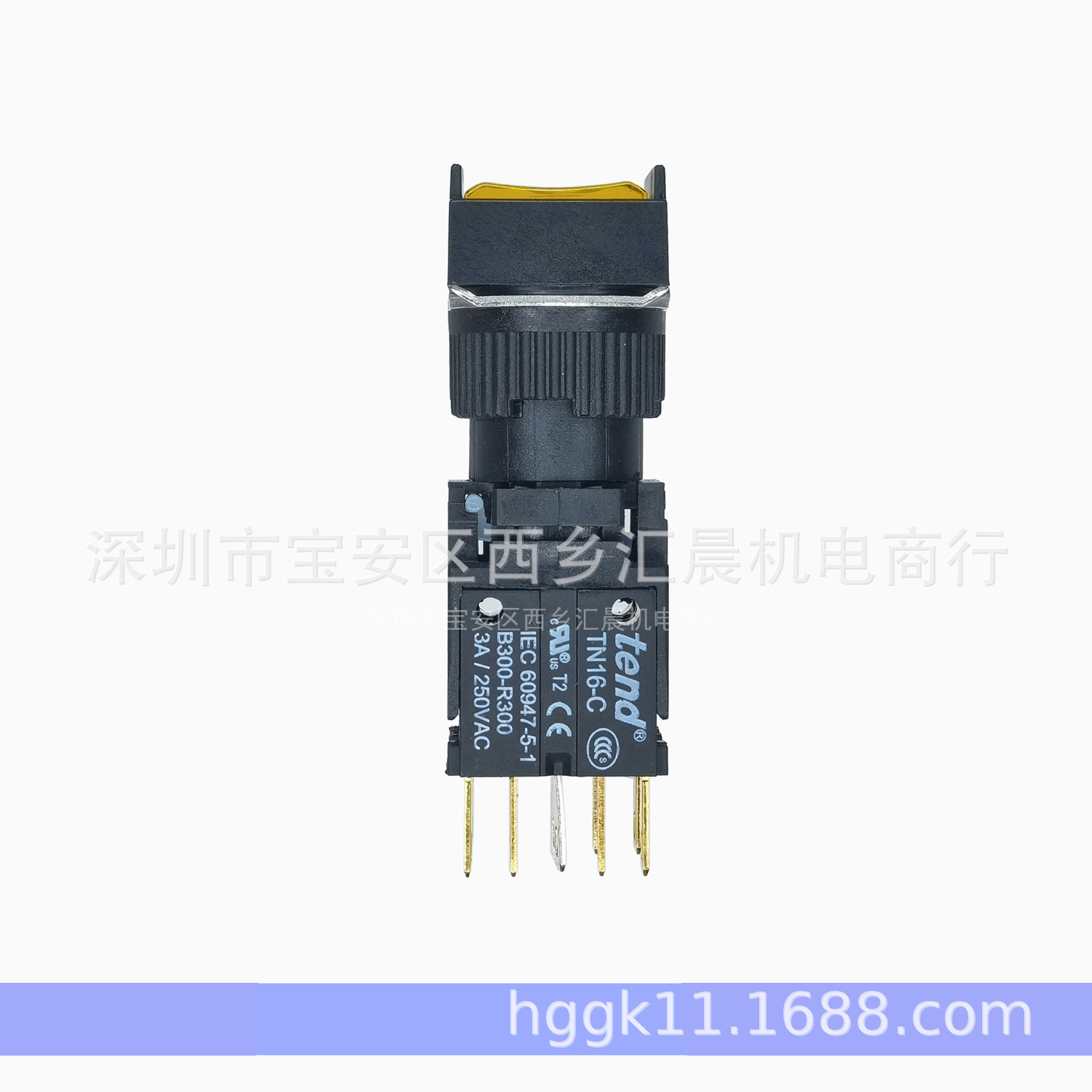 TEND天得按钮开关TN16-ALS47Y2正方形按钮