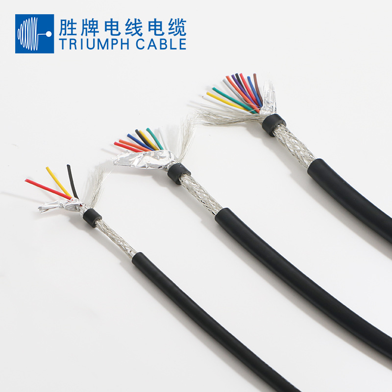 东莞厂家PVC多芯电子线UL2464-22AWG/3C带屏蔽线镀锡铜铝箔双屏蔽