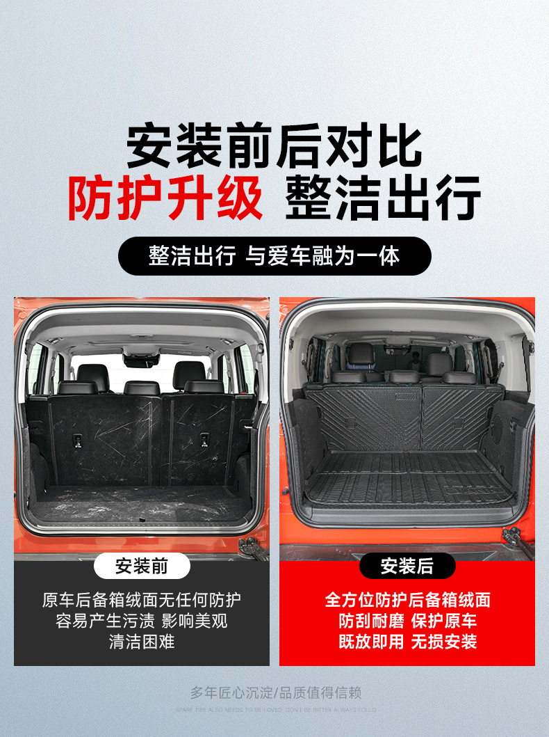 Suitable for Tank 300 Trunk Mat, 2026 Model Tpe Trunk Mat, Modified High-Tech Accessories