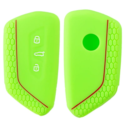 Car key bag: Talagon, ID.3X, Lingdu, ID.7 - light-green-red-line