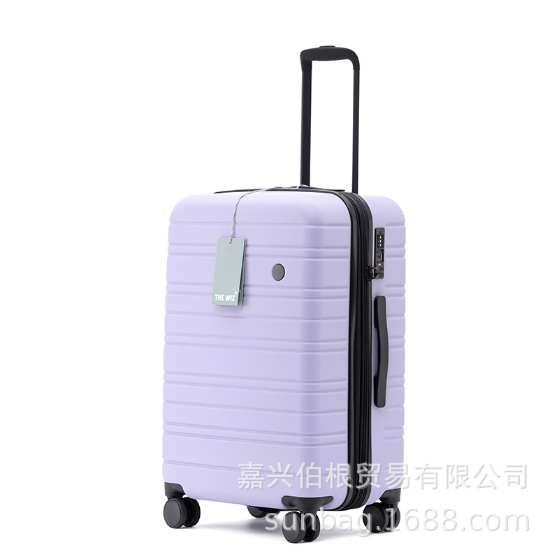 Maleta trolley de comercio exterior de exportación, maleta de tres piezas, maleta de gran capacidad para estudiantes masculinos y femeninos, maleta con capa de expansión