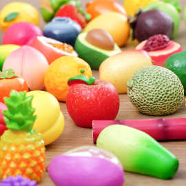 仿真实色大号水果萌粒蓝莓灯笼果 diy饰品直播盲袋拍摄造景小摆件