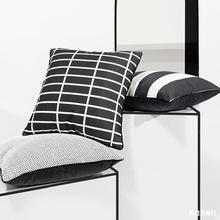 现代黑白系列板间沙发靠垫抱枕套北欧客厅家居软装靠枕