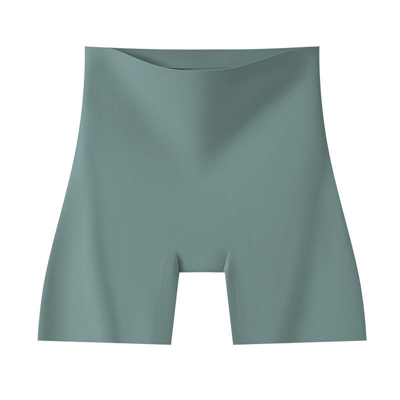 Pantalones de seguridad antideslumbrantes para mujer nueva ropa interior sin costuras de seda de hielo dos en uno pantalones bóxer de abdomen inferior pantalones de seguridad para mujer