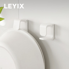 LEYIX 208調節可能な穴なし洗面器フック浴室洗面台洗面台壁掛け収納フック