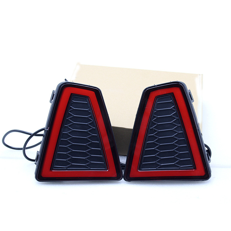 Aplicable a 14 - 16 nuevas luces de niebla traseras de Fit, luces de barra trasera LED, luces de freno de Fit, luces de marcha 2 funciones