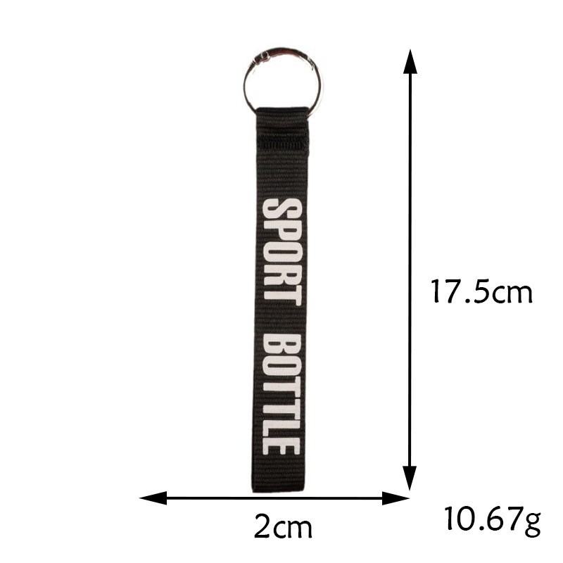 Hervidor cinta portátil tonelada cubo agua taza llavero teléfono móvil cordón multifuncional anillo de acero correa de diseño logo