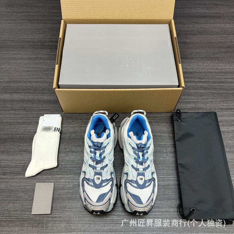 跨境专供毒家现货25ss纯原版本巴黎B家做旧翘头休闲运动鞋|undefined