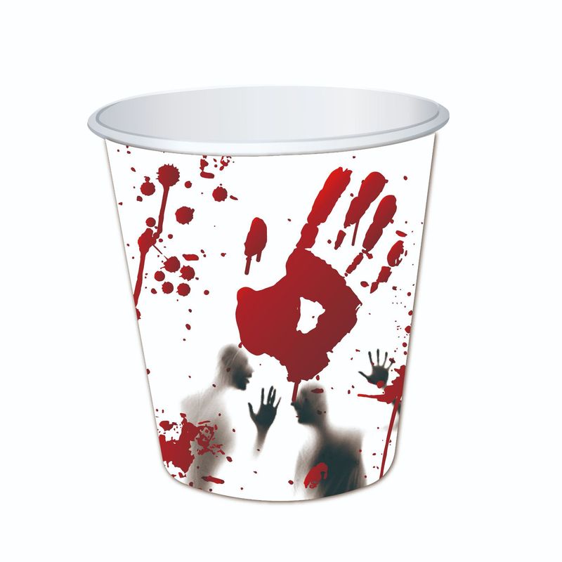 新品血手ハロウィーン拉旗使い捨てテーマパーティー食器セット紙皿ティッシュ紙コップ装飾テーブルクロス|undefined