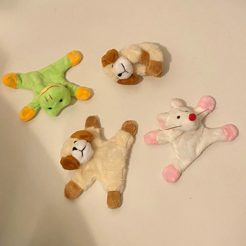 Cute fridge magnet, plush magnetic doll, frog