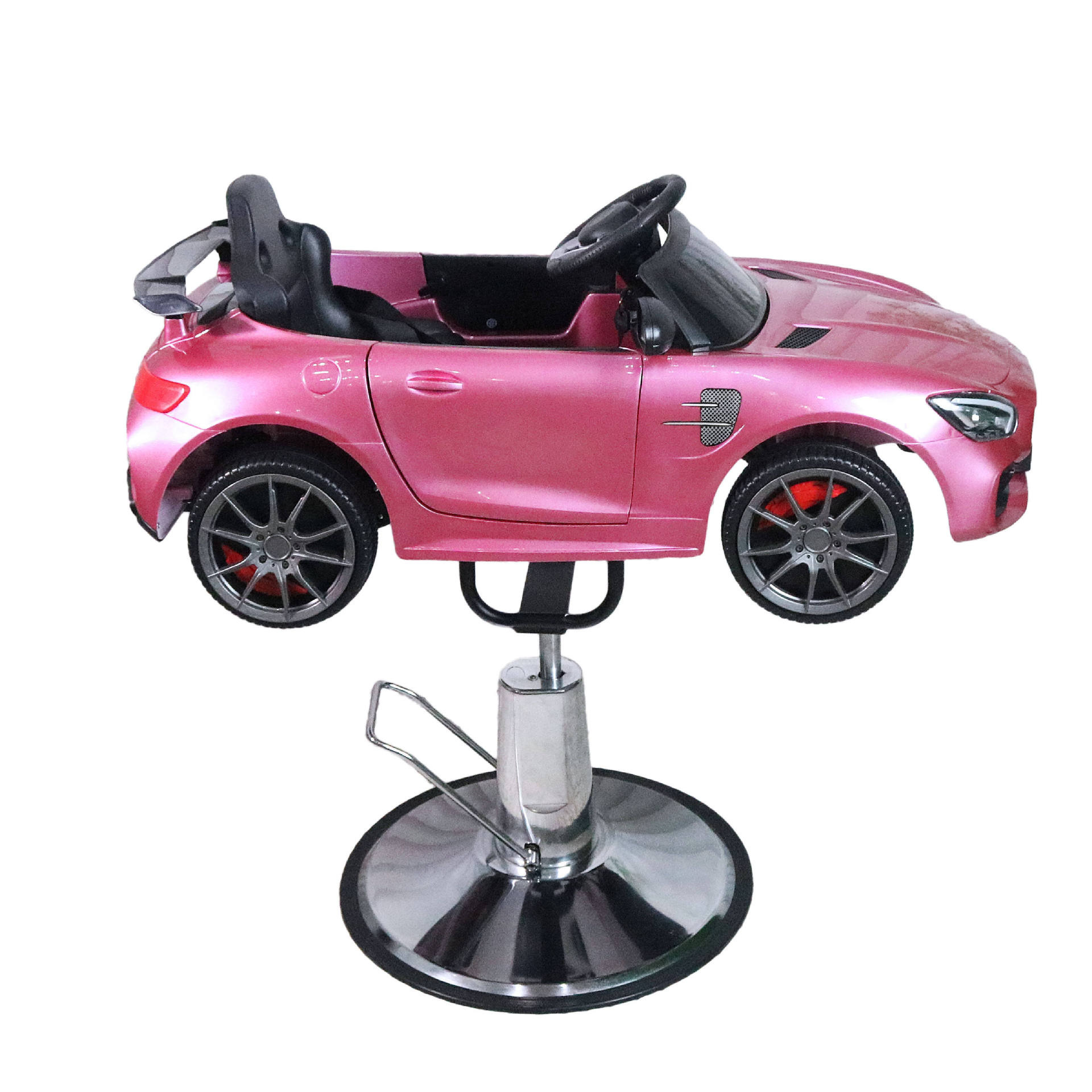 Silla de peluquería transfronteriza para niños silla de cabello giratoria silla de elevación salón de peluquería multifuncional asiento de automóvil de dibujos animados al por mayor image 46