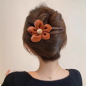 Gran arco clip de cabello de alta sensación clip de boca de pato nuevo clip de cabeza de mujer temperamento clip de tiburón clip de cabello