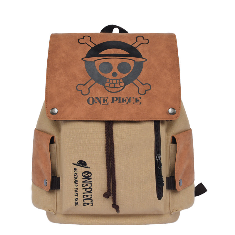 Cross-Border Canvas Backpack Naruto Attack on Titan Backpack One Piece Student School Bag Anime Trendy Canvas Bag Cross-Border Canvas Backpack Naruto Attack on Titan Backpack One Piece Student School Bag Anime Trendy Canvas Bag