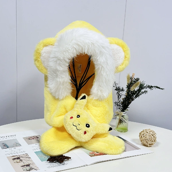 Yellow-leather KQ double layer thickened plush