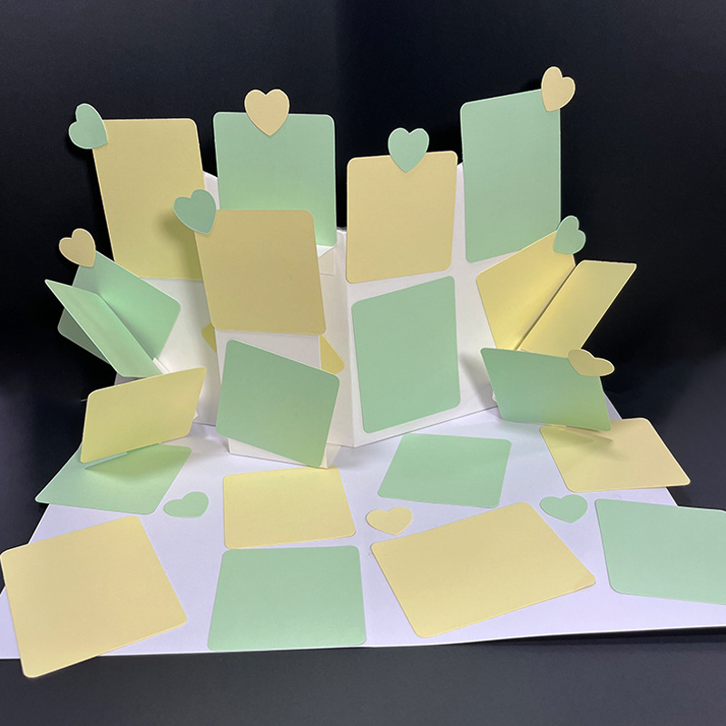 立体本アルバム写真壁機関カード材料バッグDIY自作手作り機関カップル記念帳その他紙|undefined